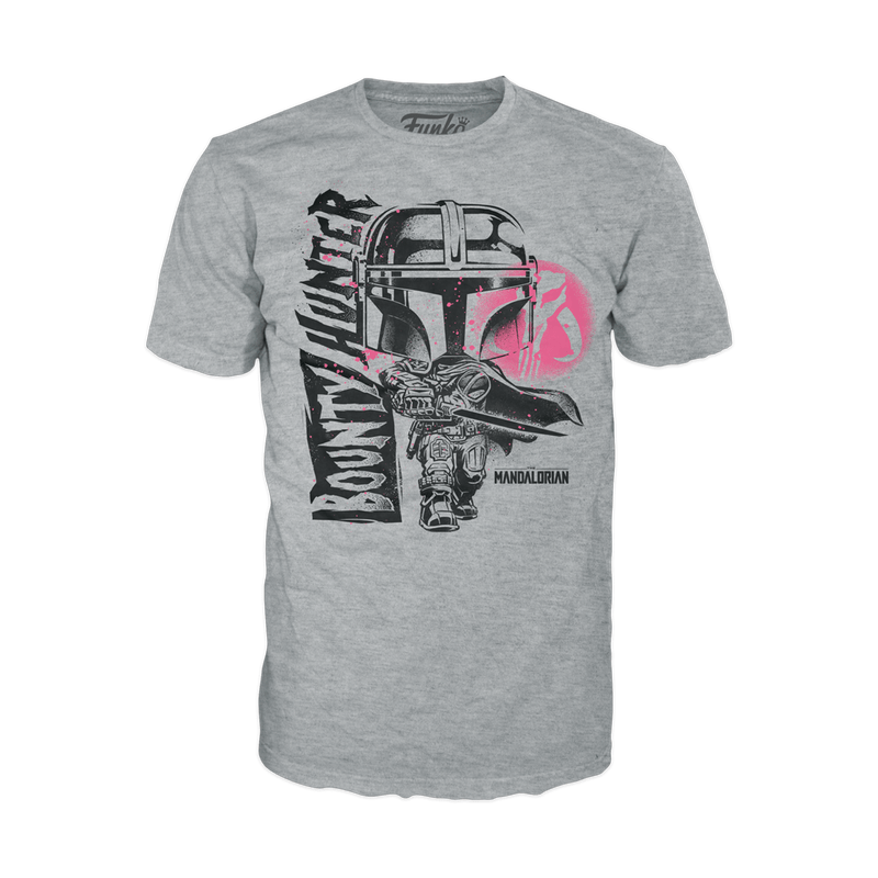 Funko Boxed Tee: Star Wars The Mandalorian - Bounty Hunter with Darksaber - Fundom