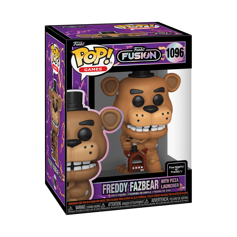 Funko Fusion Pop! Games: Five Nights at Freddy's - Freddy Fazbear with Pizza Launcher 1096 - Fundom