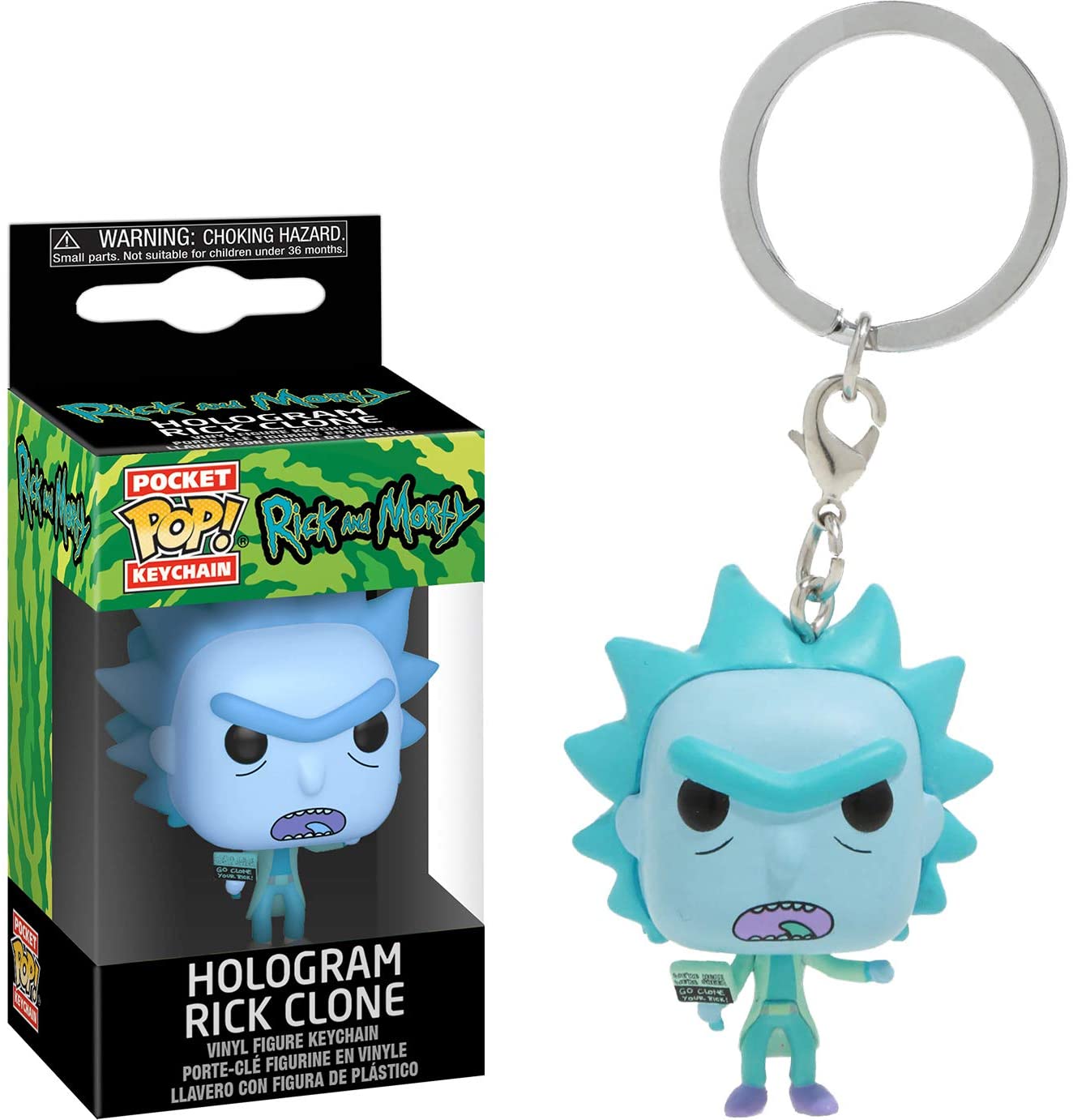 Funko Key Pop Rick and Morty Hologram Rick Clone Vinyl Figure - Fundom