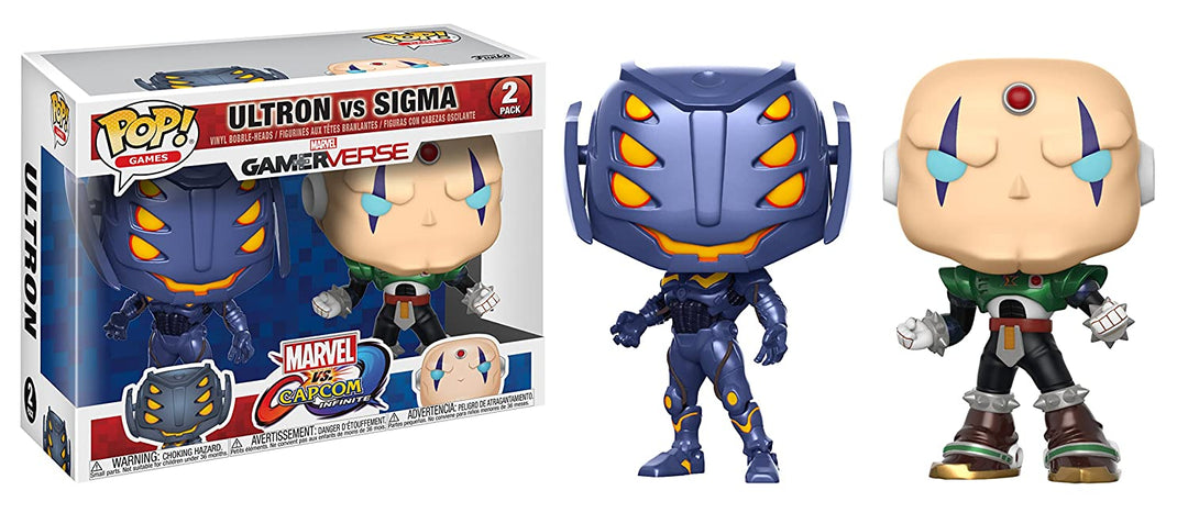 Funko Marvel Capcom Ultron Vs Sigma 2 Pack Vinyl Action Figure - Fundom
