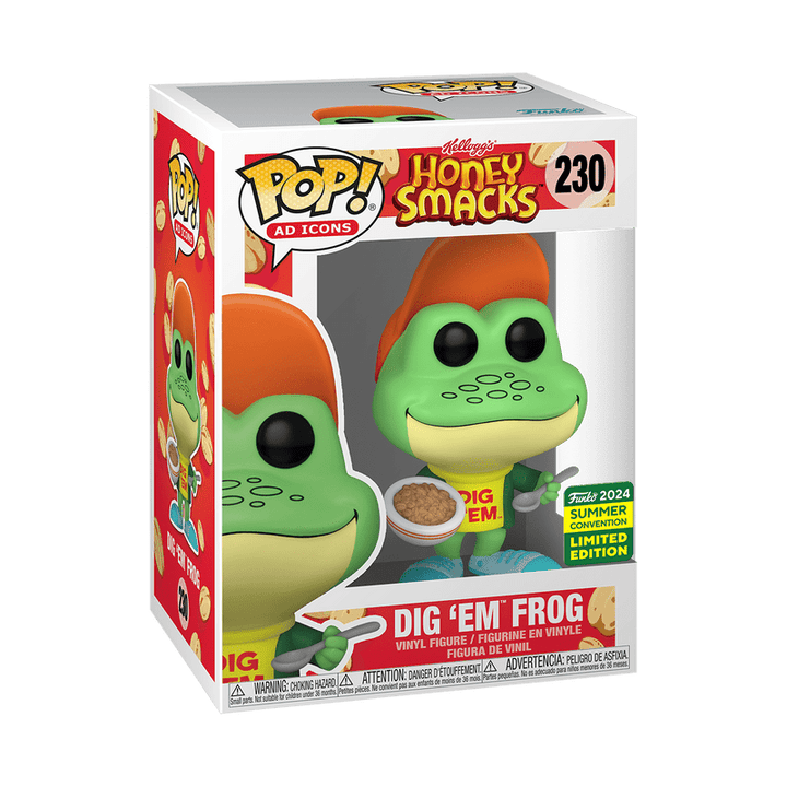 Funko Pop! Ad Icons: Kellogg’s Honey Smacks - Dig 'Em Frog 230 2024 Summer Convention - Fundom