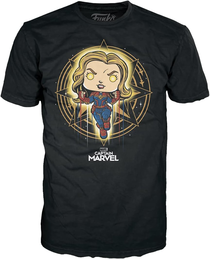 Funko Pop and Tee: Marvel - Captain Marvel - Fundom