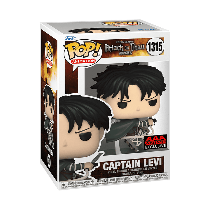 Funko Pop! Animation: Attack on Titan - Captain Levi Ackerman AAA Anime Exclusive - Fundom