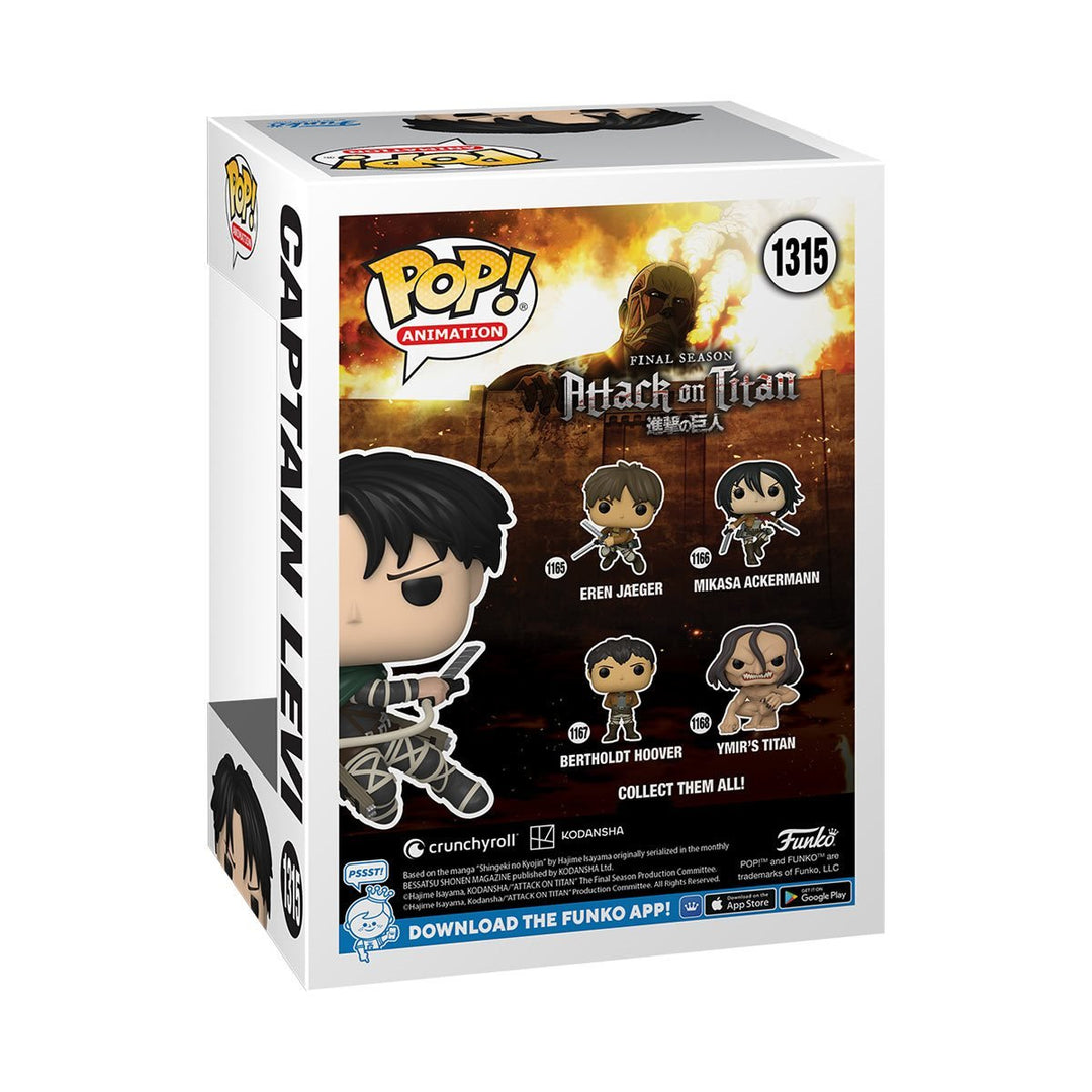 Funko Pop! Animation: Attack on Titan - Captain Levi Ackerman AAA Anime Exclusive - Fundom