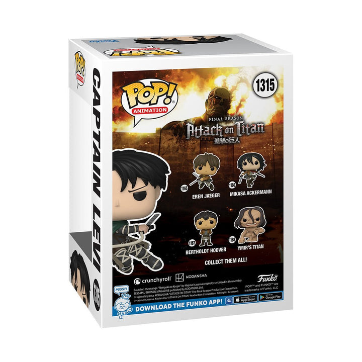 Funko Pop! Animation: Attack on Titan - Captain Levi Ackerman AAA Anime Exclusive - Fundom