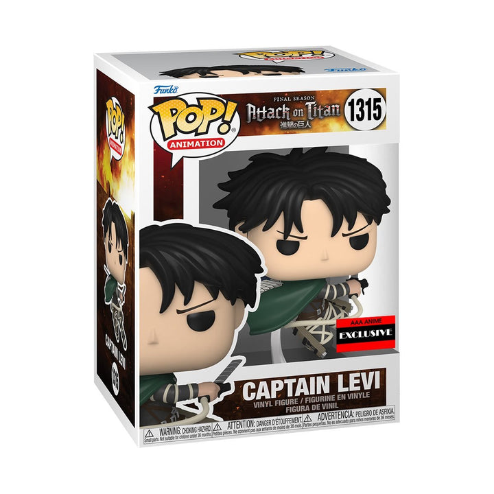 Funko Pop! Animation: Attack on Titan - Captain Levi Ackerman AAA Anime Exclusive - Fundom