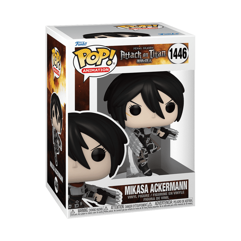 Funko Pop! Animation: Attack On Titan - Mikasa Ackermann with Thunder Spears 1446 - Fundom