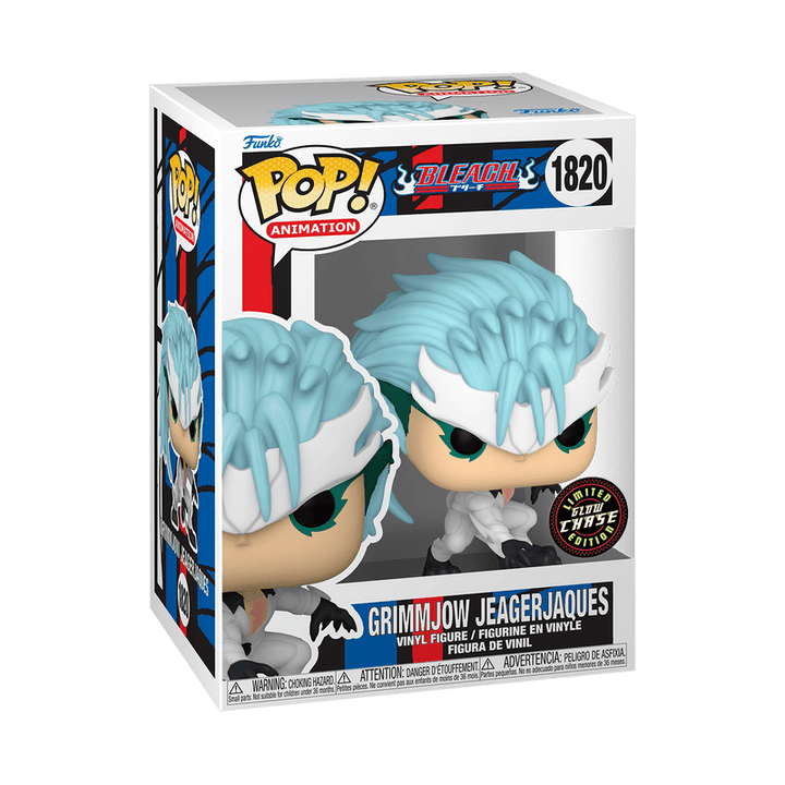Funko Pop! Animation: Bleach - Grimmjow Jeagerjaques Glow - in - the - dark Chase 1820 - Fundom