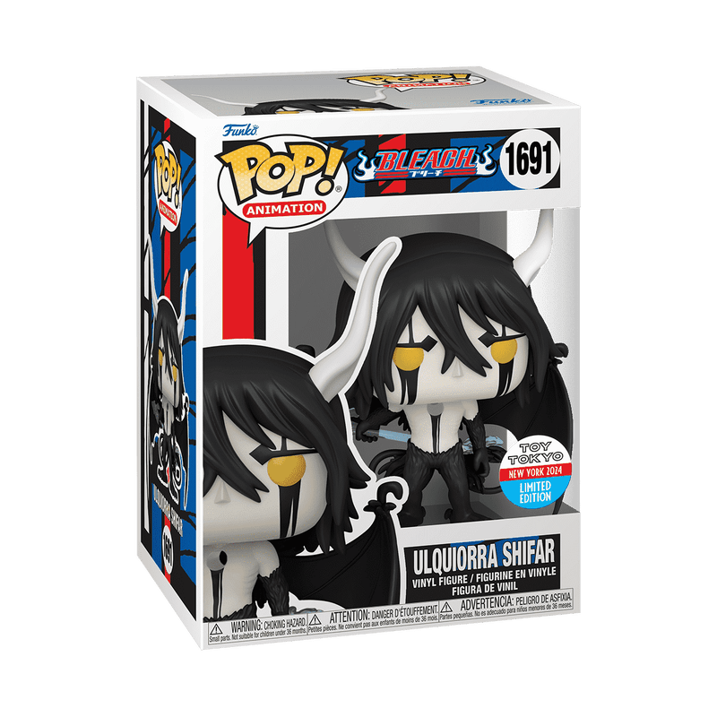 Funko Pop! Animation: Bleach - Ulquiorra Shifar 1691 2024 NYCC Toy Tokyo Limited Edition Exclusive - Fundom