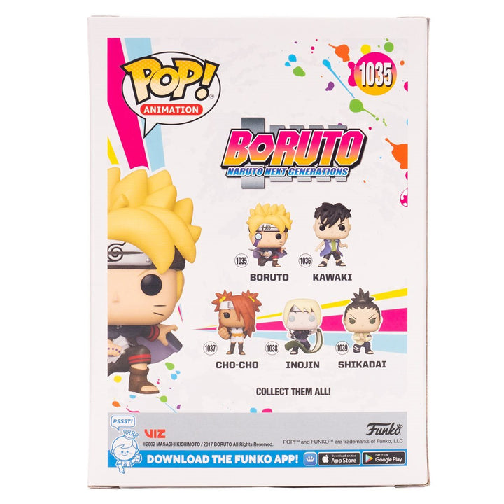 Funko Pop! Animation: Boruto with Marks Glow - in - The - Dark Entertainment Earth Exclusive - Fundom