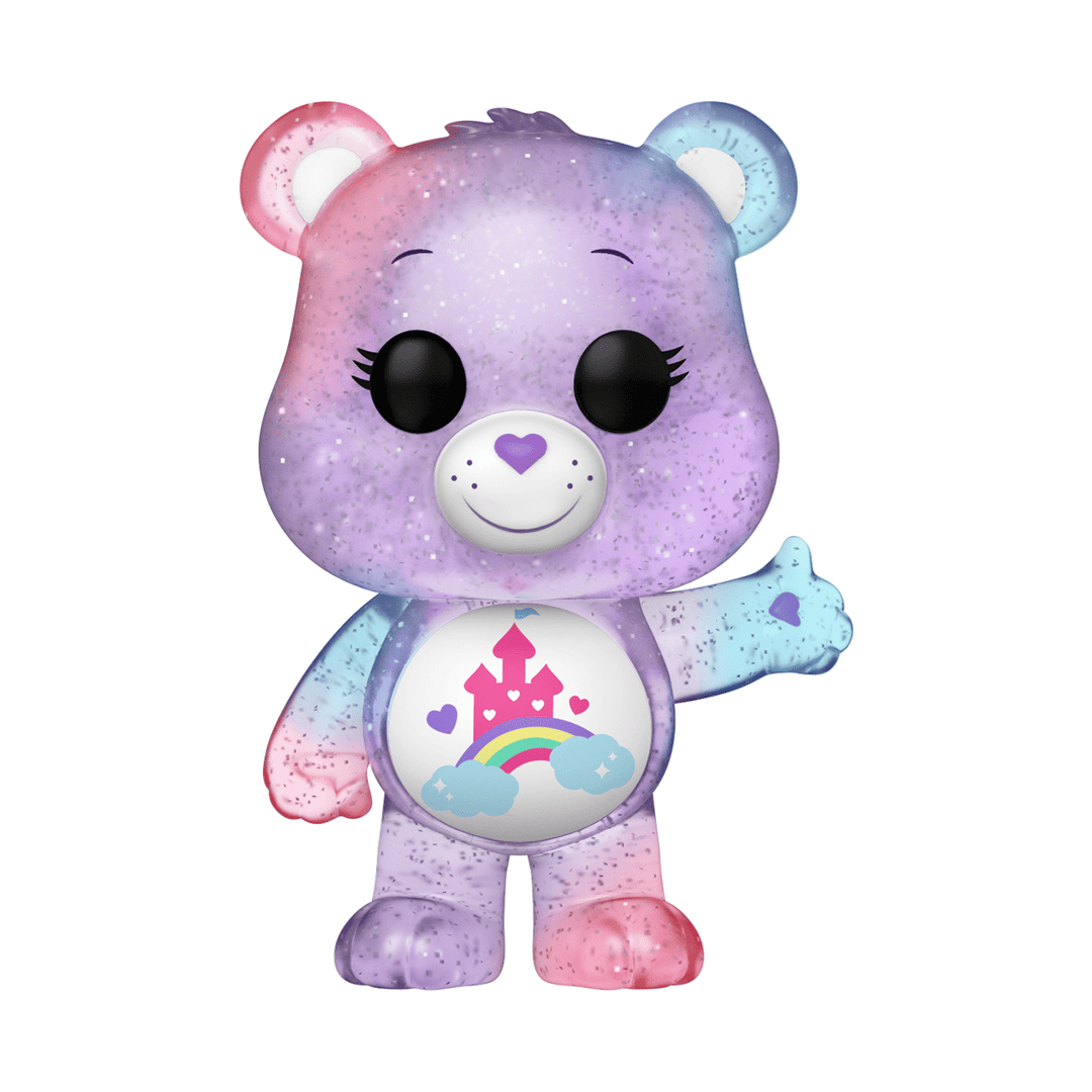 Funko Pop! Animation: Care Bear 40th Anniversary - Care - a - Lot Bear Translucent Glow Chase - Fundom