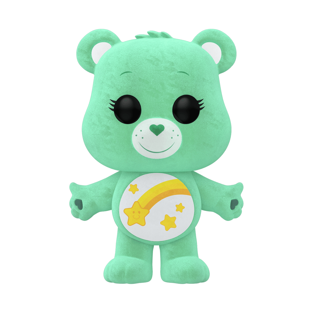 Funko Pop! Animation: Care Bear 40th Anniversary - Wish Bear Flocked Chase - Fundom