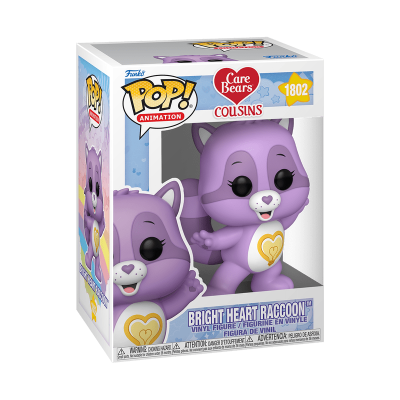 Funko Pop! Animation: Care Bear Cousins - Bright Heart Raccoon 1802 - Fundom