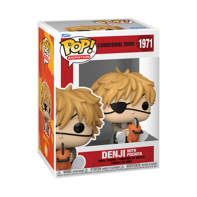 Funko Pop! Animation: Chainsaw Man - Denji with Pochita 1971 - Fundom