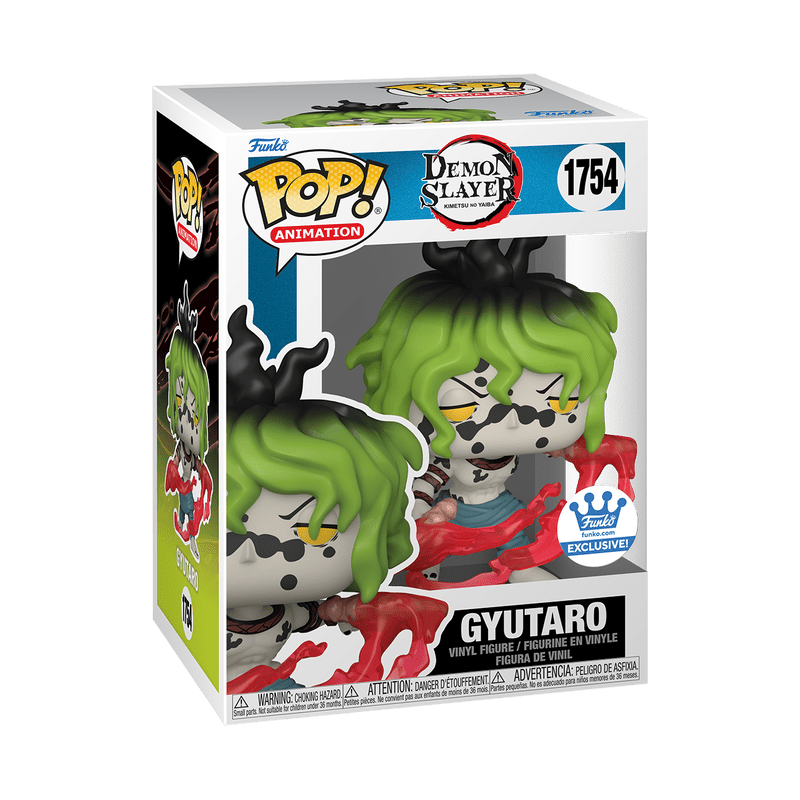 Funko Pop! Animation: Demon Slayer: Kimetsu no Yaiba - Gyutaro Blood Attack 1754 Shop Exclusive - Fundom