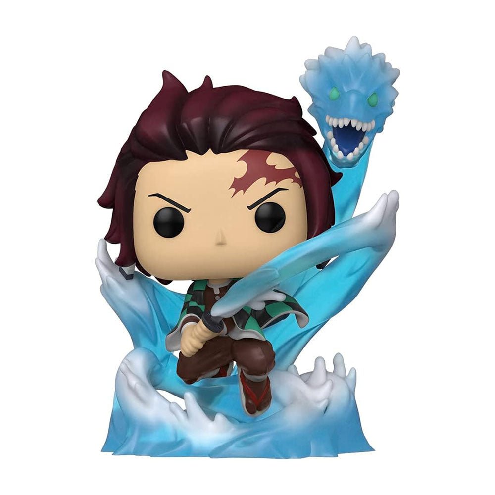 Funko Pop! Animation: Demon Slayer: Kimetsu no Yaiba - Tanjiro Kamado with Dragon Glow - in - the - dark 873 Exclusive - Fundom