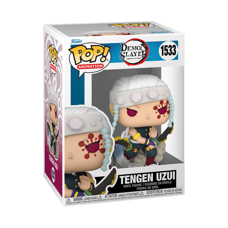 Funko Pop! Animation: Demon Slayer - Tengen Uzui With Nichirin Cleavers Figure - Fundom