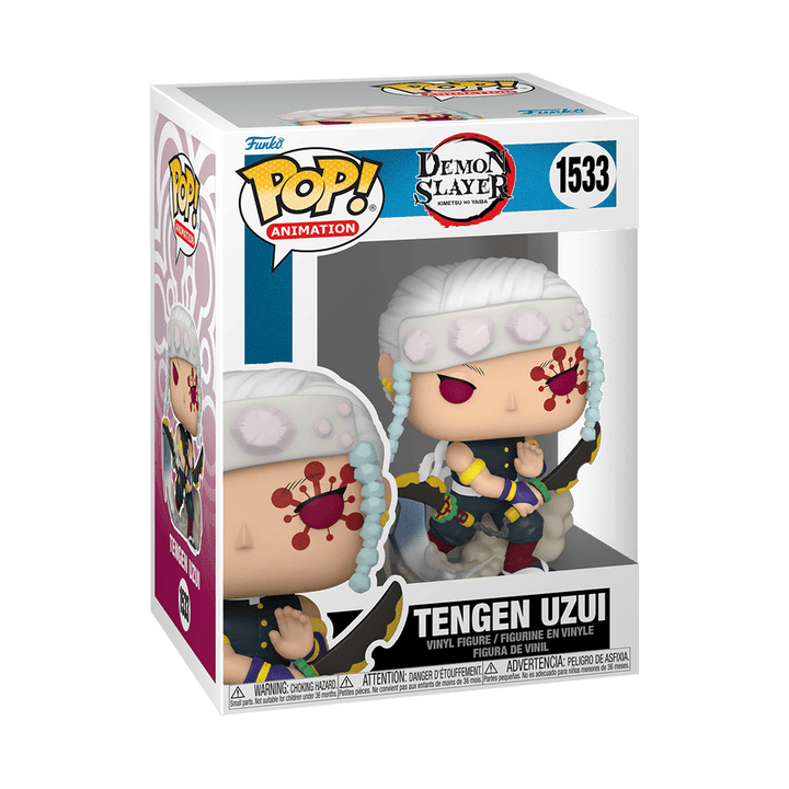 Funko Pop! Animation: Demon Slayer - Tengen Uzui With Nichirin Cleavers Figure - Fundom