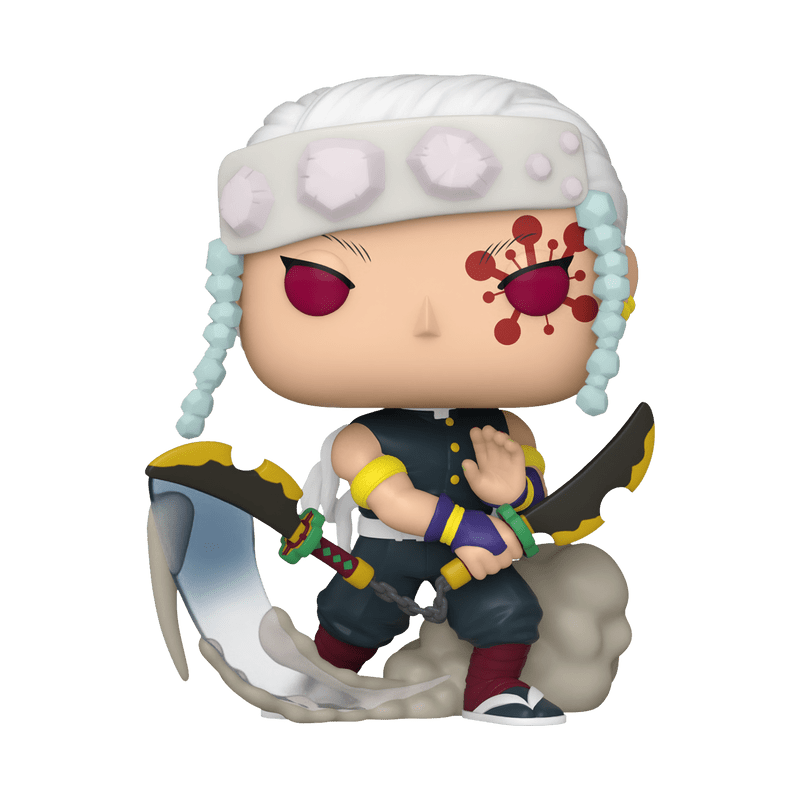 Funko Pop! Animation: Demon Slayer - Tengen Uzui With Nichirin Cleavers Figure - Fundom