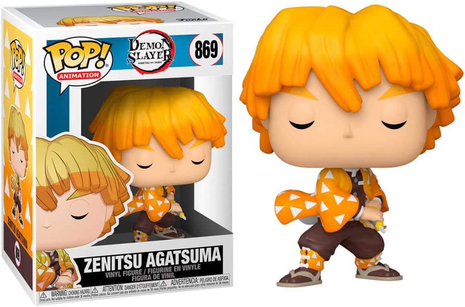 Funko Pop! Animation: Demon Slayer - Zenitsu Agatsuma 869 - Fundom