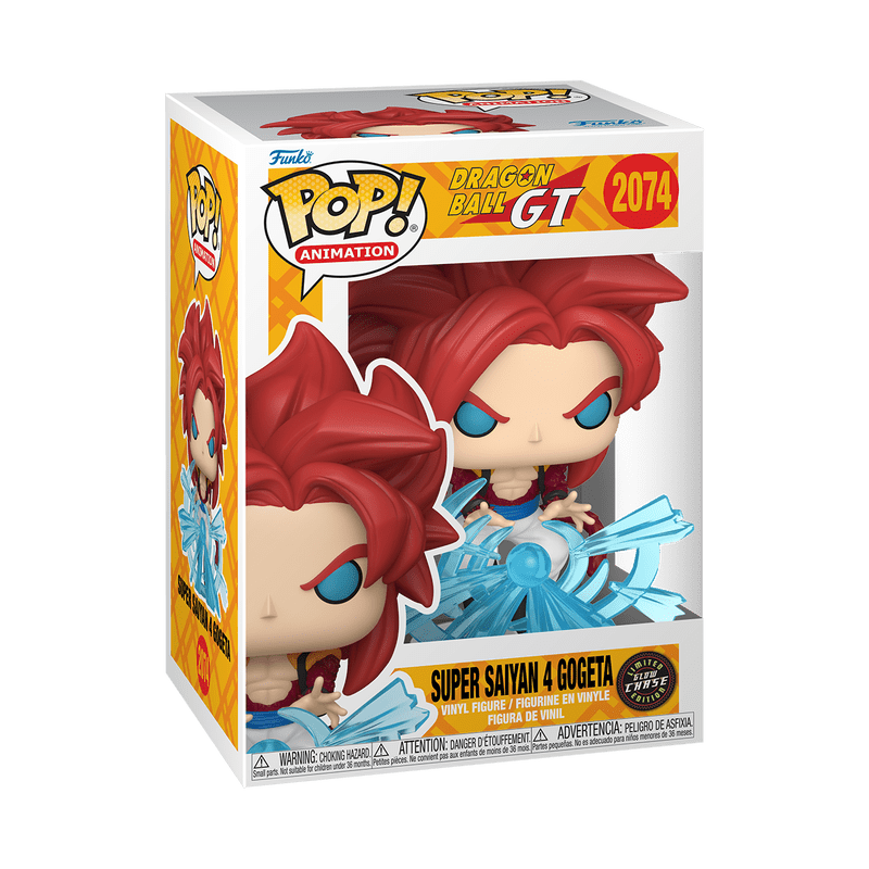 Funko Pop! Animation: Dragon Ball GT - Super Saiyan 4 Gogeta with Energy Blast 2074 Glow - in - the - dark Chase - Fundom