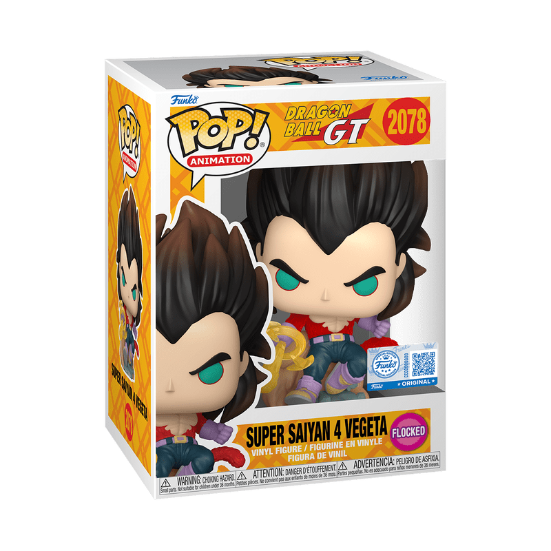 Funko Pop! Animation: Dragon Ball GT - Super Saiyan 4 Vegeta Flocked 2078 Exclusive - Fundom