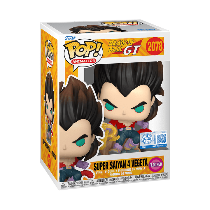 Funko Pop! Animation: Dragon Ball GT - Super Saiyan 4 Vegeta Flocked 2078 Exclusive - Fundom