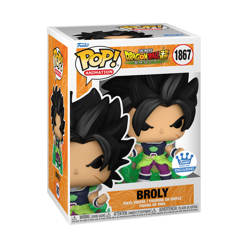 Funko Pop! Animation: Dragon Ball Super: Broly - Broly Enraged 1867 Shop Exclusive - Fundom