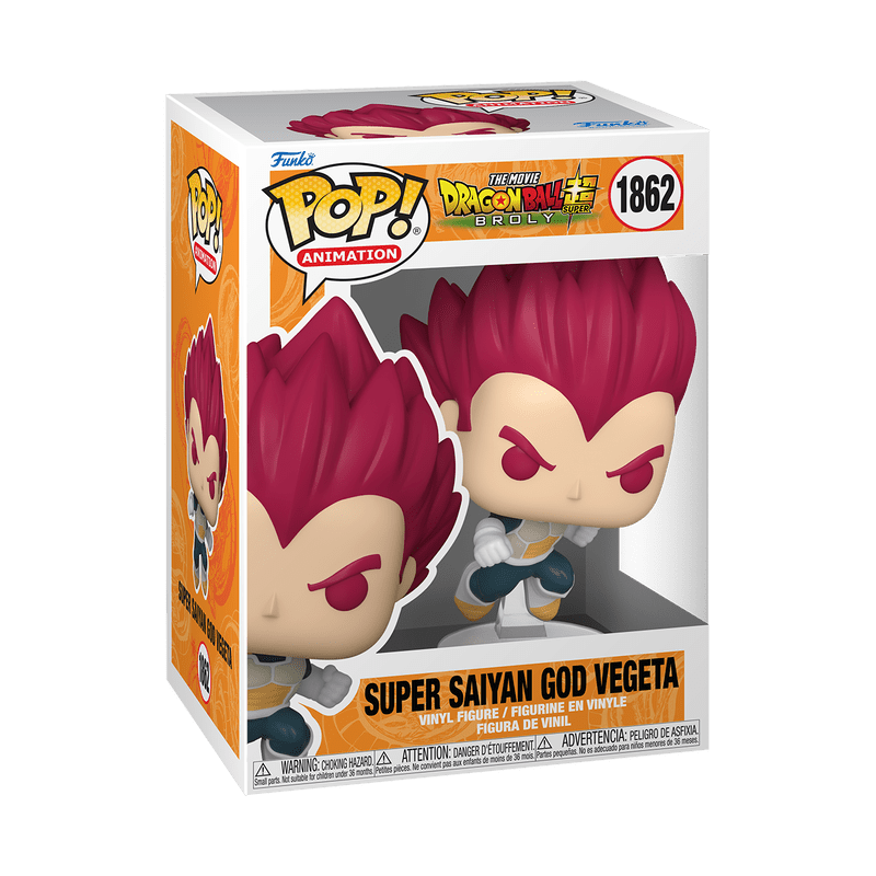 Funko Pop! Animation: Dragon Ball Super: Broly - Super Saiyan God Vegeta Punching 1862 - Fundom