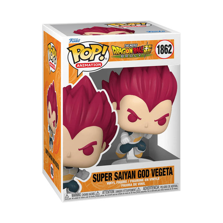 Funko Pop! Animation: Dragon Ball Super: Broly - Super Saiyan God Vegeta Punching 1862 - Fundom