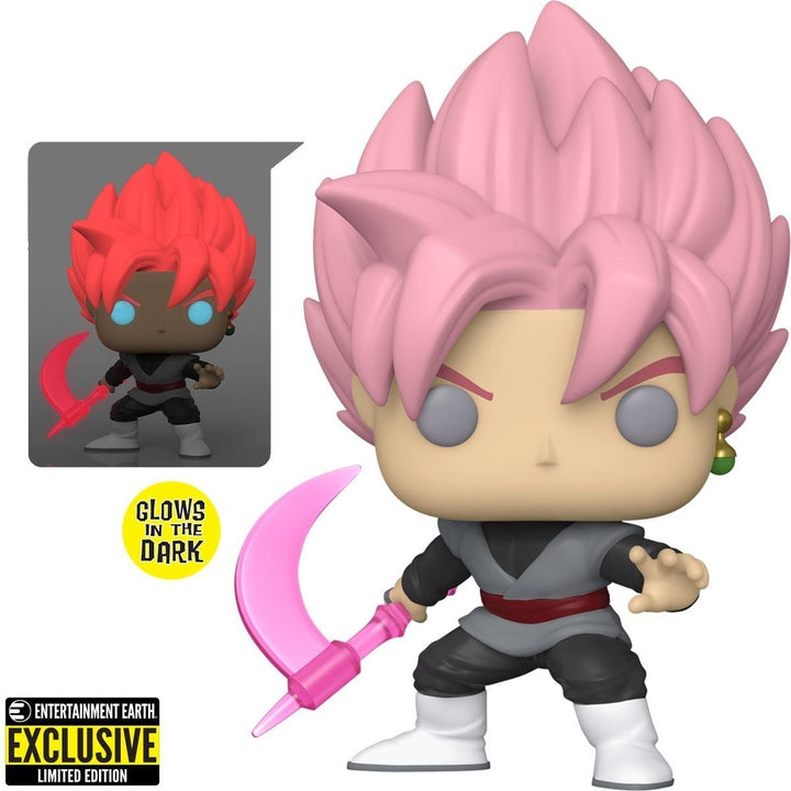 Funko Pop! Animation: Dragon Ball Super - Saiyan Rose Goku Black Glow - in - the - Dark Entertainment Earth Exclusive - Fundom