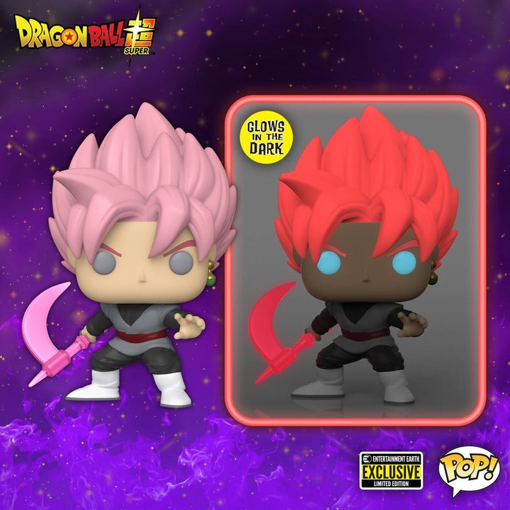 Funko Pop! Animation: Dragon Ball Super - Saiyan Rose Goku Black Glow - in - the - Dark Entertainment Earth Exclusive - Fundom