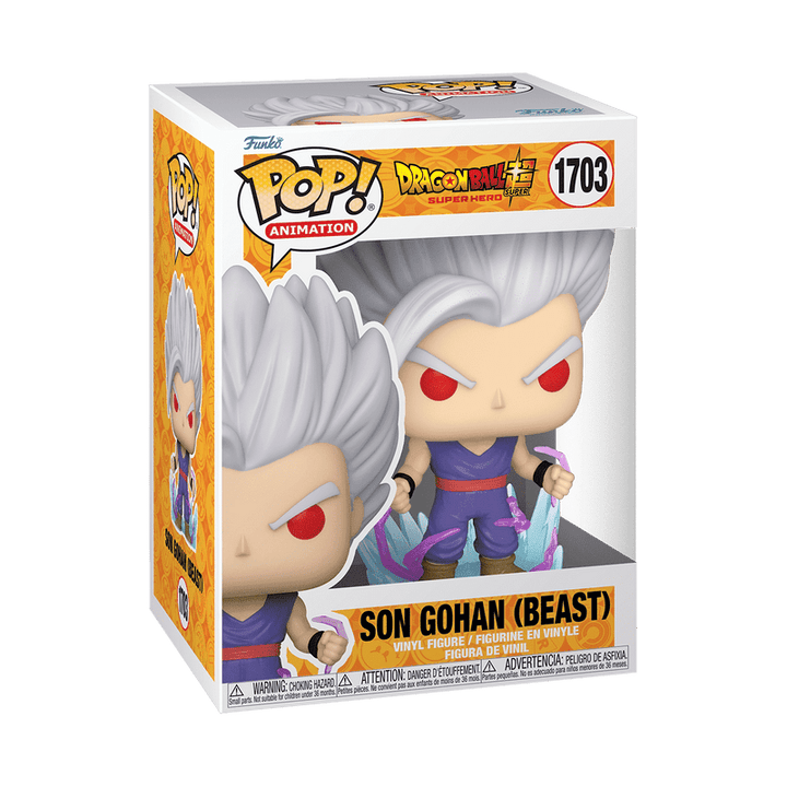 Funko Pop! Animation: Dragon Ball Super: Super Hero - Son Gohan Beast Powering Up 1703 - Fundom