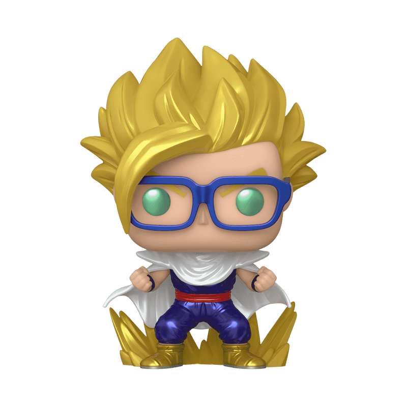 Funko Pop! Animation: Dragon Ball Super: Super Hero - Super Saiyan Gohan in Cape Metallic Chase 1708 Chalice Collectibles Exclusive - Fundom