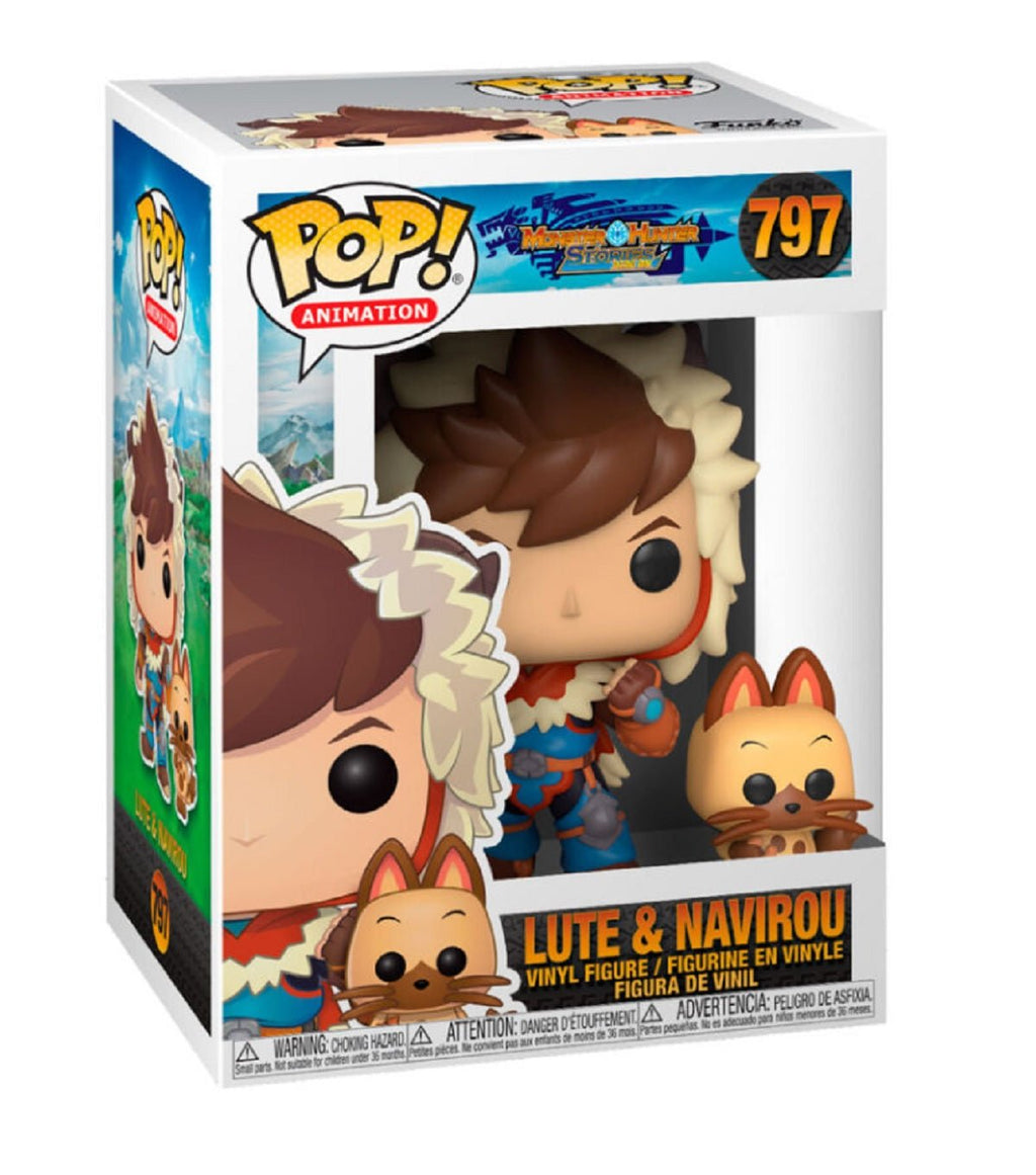 Funko Pop Animation Monster Hunter Lute with Navirou Vinyl Figure - Fundom