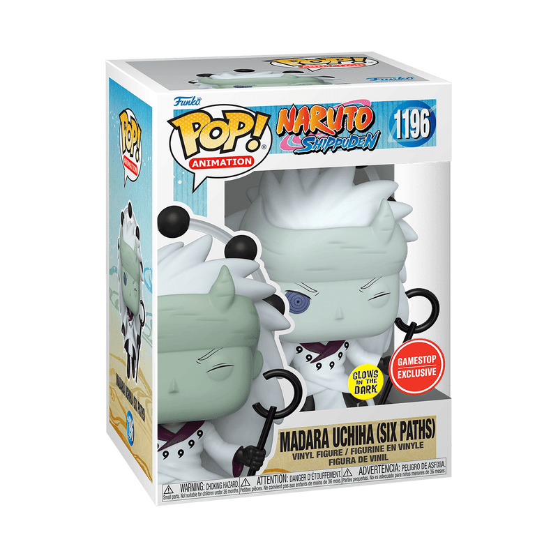 Funko Pop! Animation: Naruto Shippuden - Madara Uchiha Six - Paths Glow - In - The - Dark GameStop Exclusive - Fundom