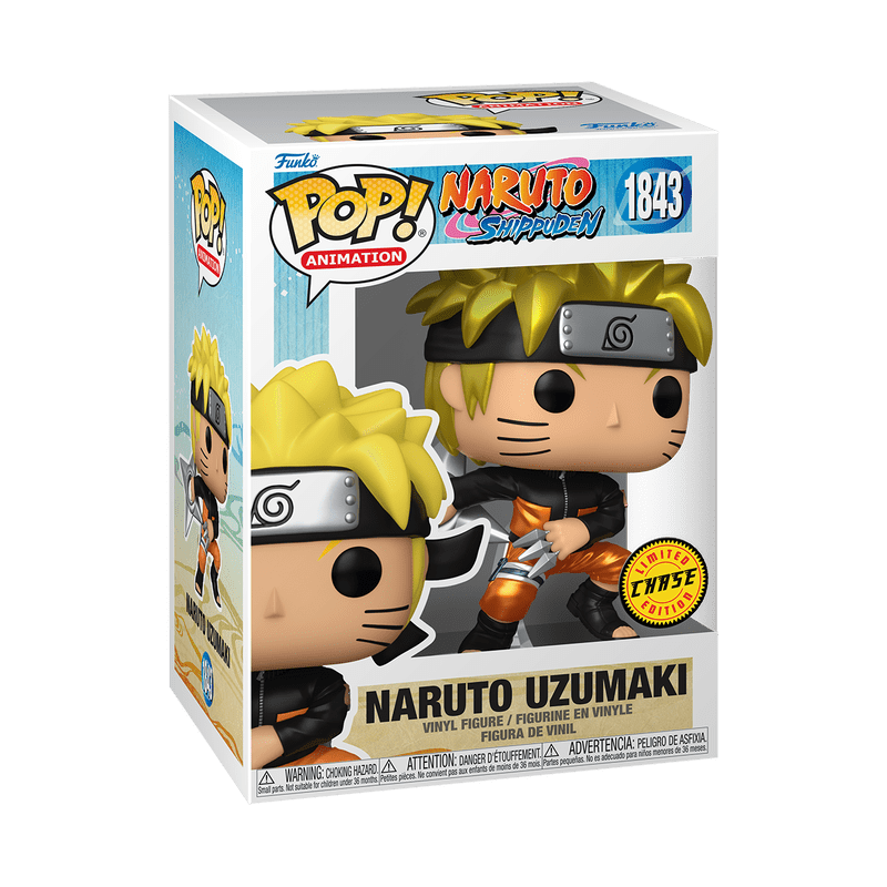Funko Pop! Animation: Naruto: Shippuden - Naruto Uzumaki with Shuriken Metallic Chase 1843 - Fundom