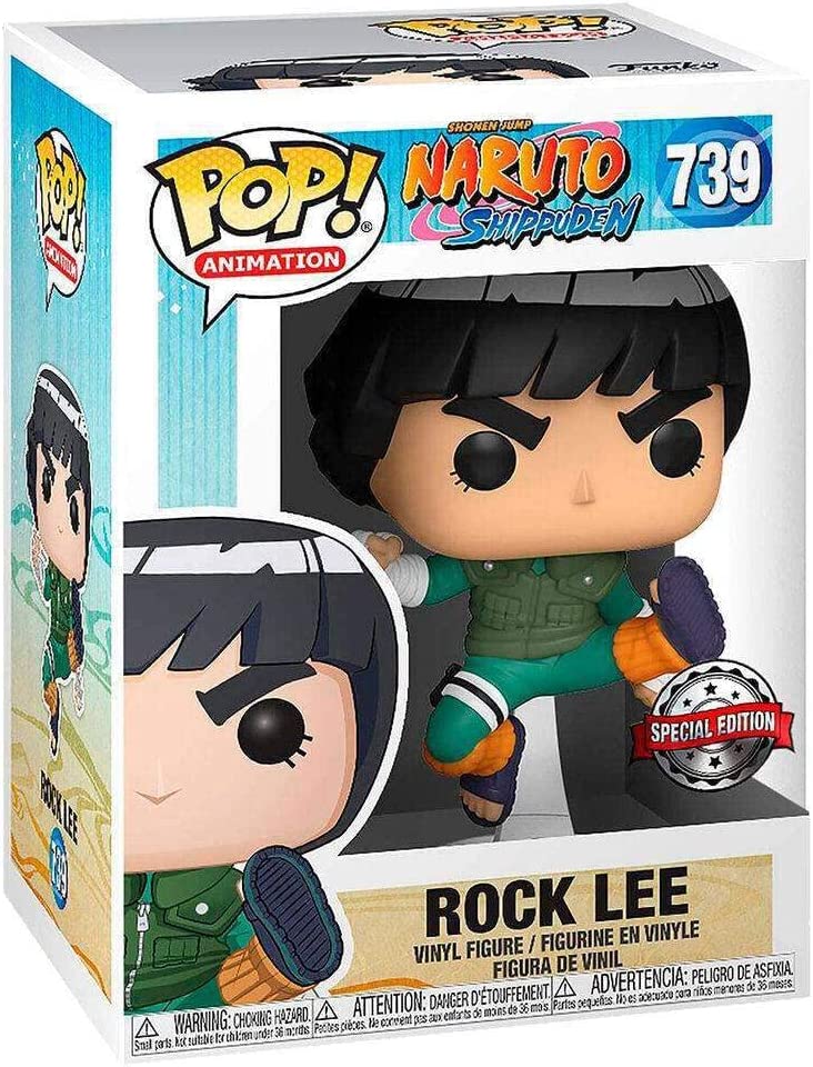 Funko Pop! Animation Naruto Shippuden - Rock Lee Exclusive Vinyl Figure - Fundom