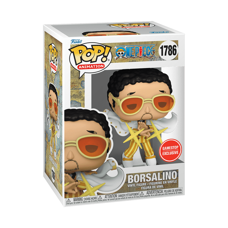 Funko Pop! Animation: One Piece - Admiral Kizaru Borsalino #1786 GameStop Exclusive - Fundom