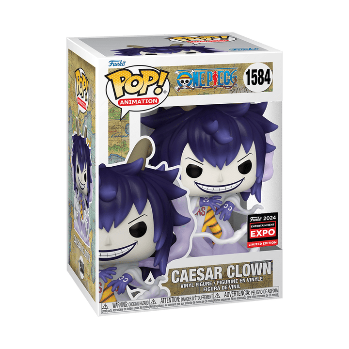 Funko Pop! Animation: One Piece - Caesar Clown 2024 Limited Edition Entertainment Expo Shared Exclusive - Fundom