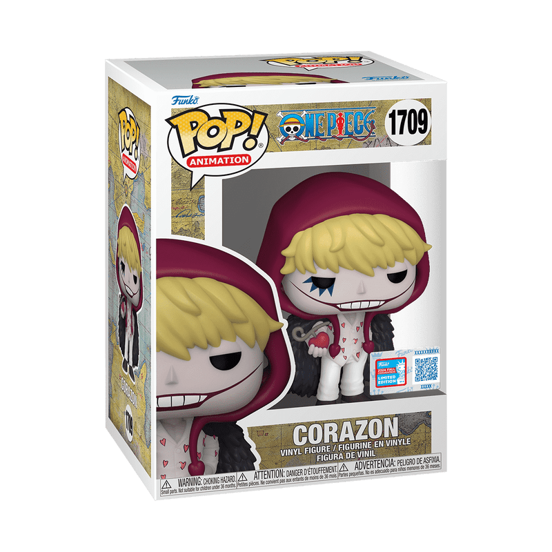 Funko Pop! Animation: One Piece - Corazon With Devil Fruit 1709 2024 Fall Convention Exclusive - Fundom