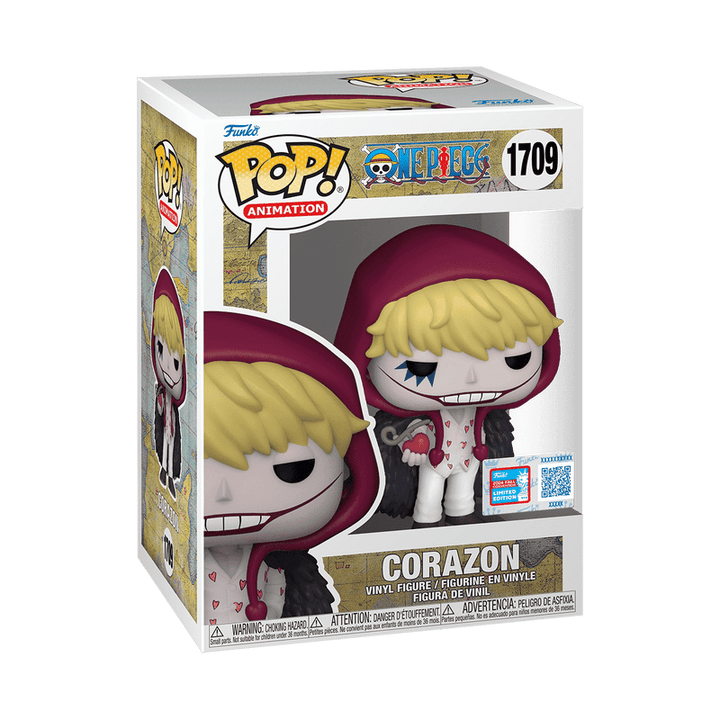 Funko Pop! Animation: One Piece - Corazon With Devil Fruit 1709 2024 Fall Convention Exclusive - Fundom