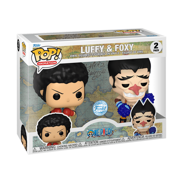 Funko Pop! Animation: One Piece - Luffy & Foxy 2 - Pack Hot Topic Exclusive - Fundom