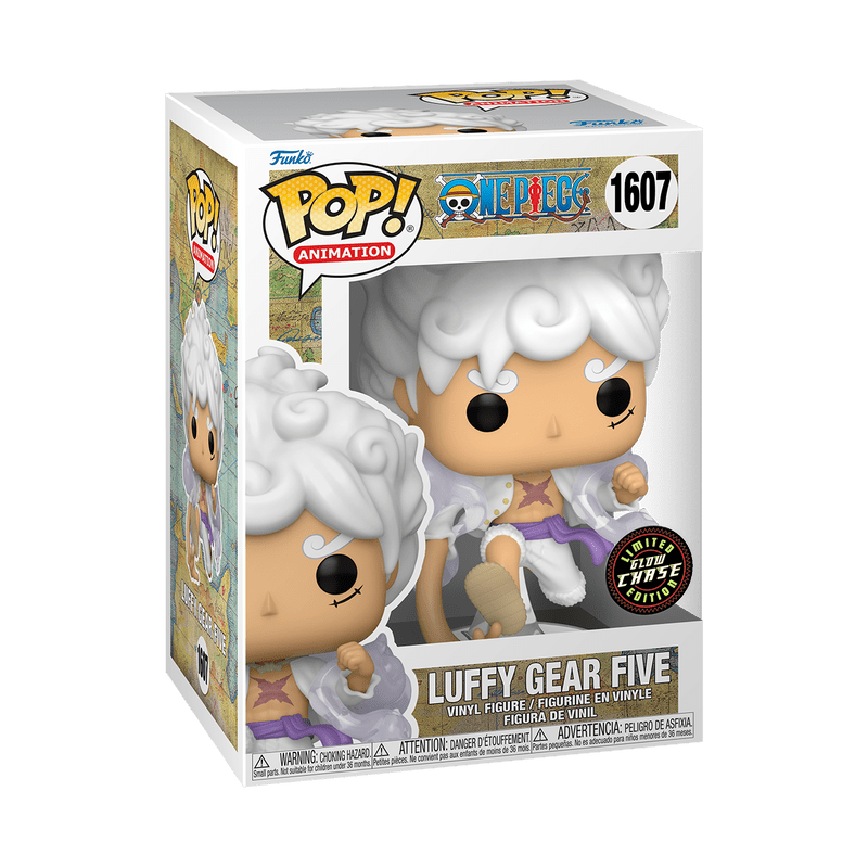 Funko Pop! Animation: One Piece - Monkey D. Luffy Gear Five Glow - in - the - dark Chase - Fundom