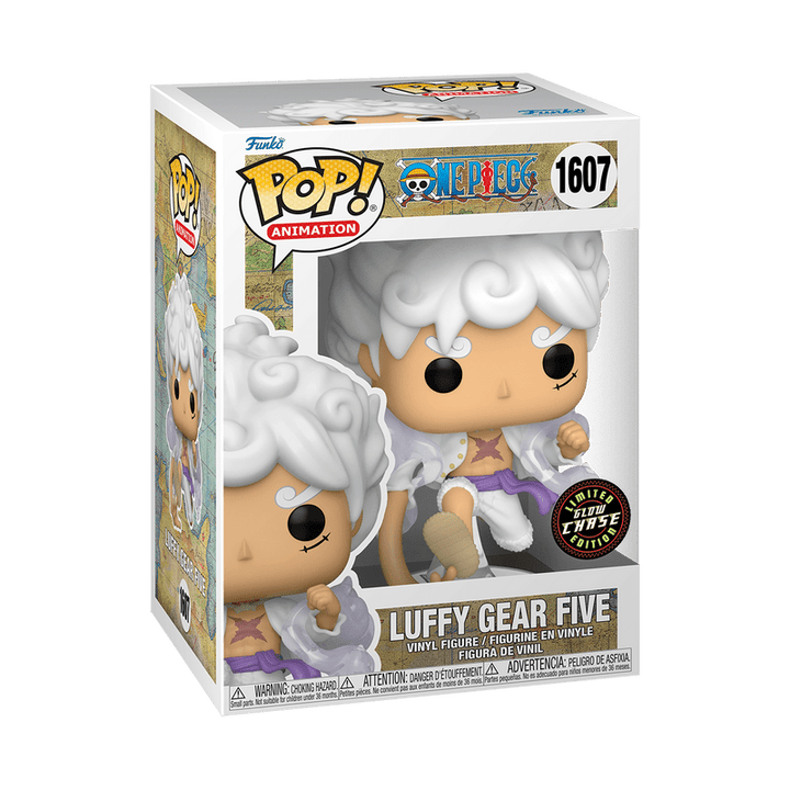 Funko Pop! Animation: One Piece - Monkey D. Luffy Gear Five Glow - in - the - dark Chase - Fundom