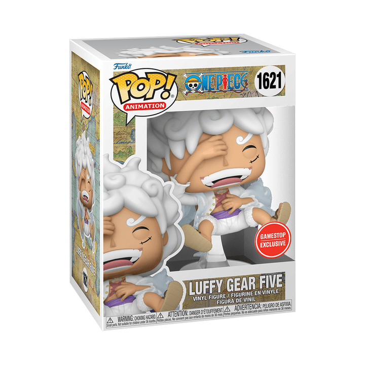Funko Pop! Animation: One Piece - Monkey D. Luffy Gear Five Laughing 1621 GameStop Exclusive - Fundom