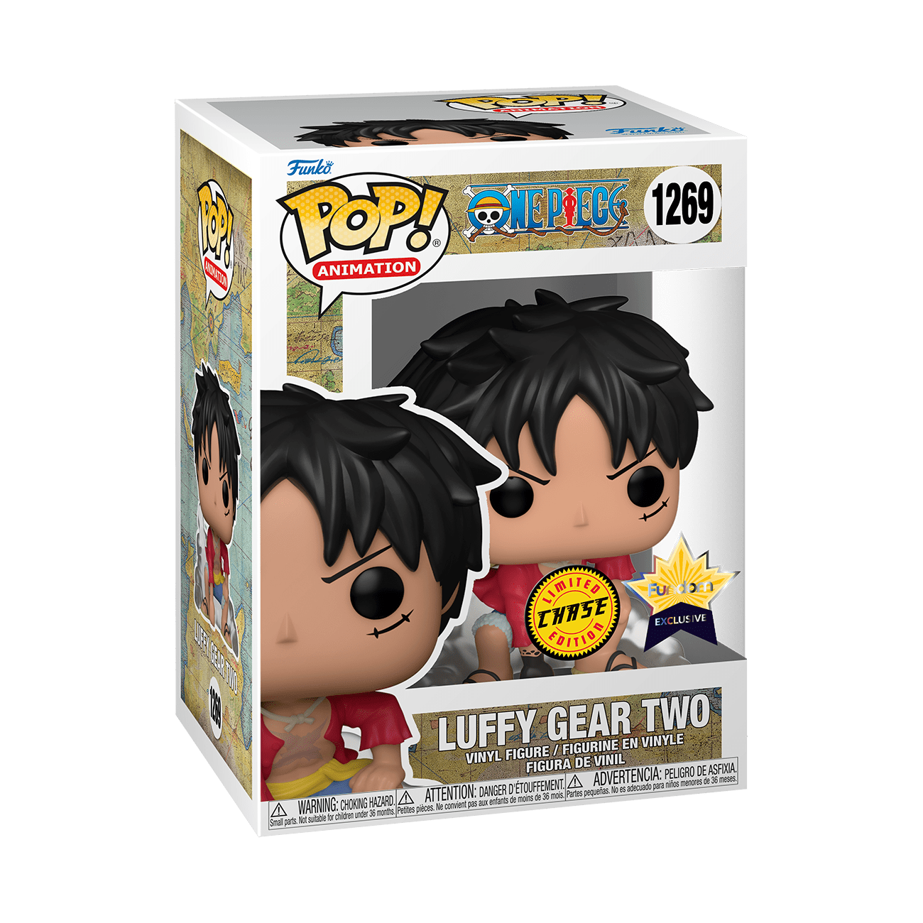 Funko Pop! Animation: One Piece - Monkey D. Luffy Gear Two Chase Fundom Exclusive - Fundom