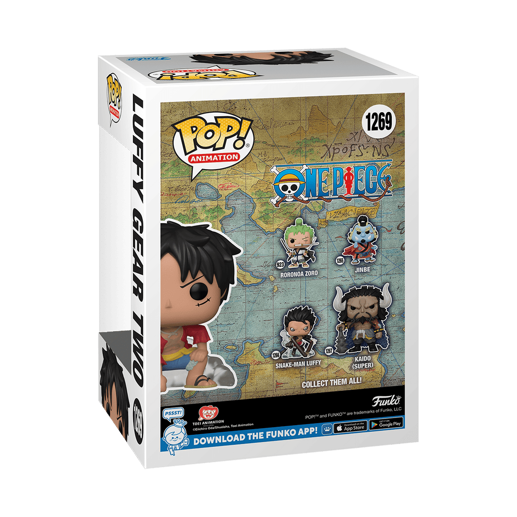 Funko Pop! Animation: One Piece - Monkey D. Luffy Gear Two Fundom Exclusive - Fundom