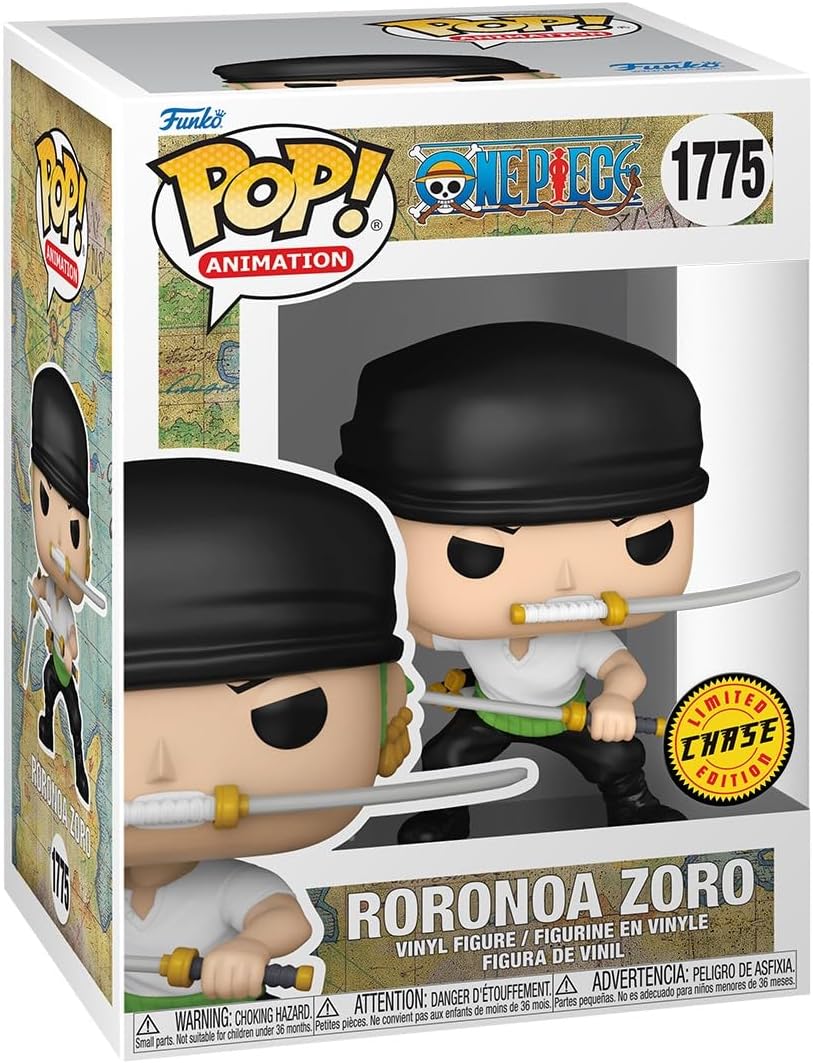 Funko Pop! Animation: One Piece - Roronoa Zoro Three Sword Style Chase 1775 - Fundom