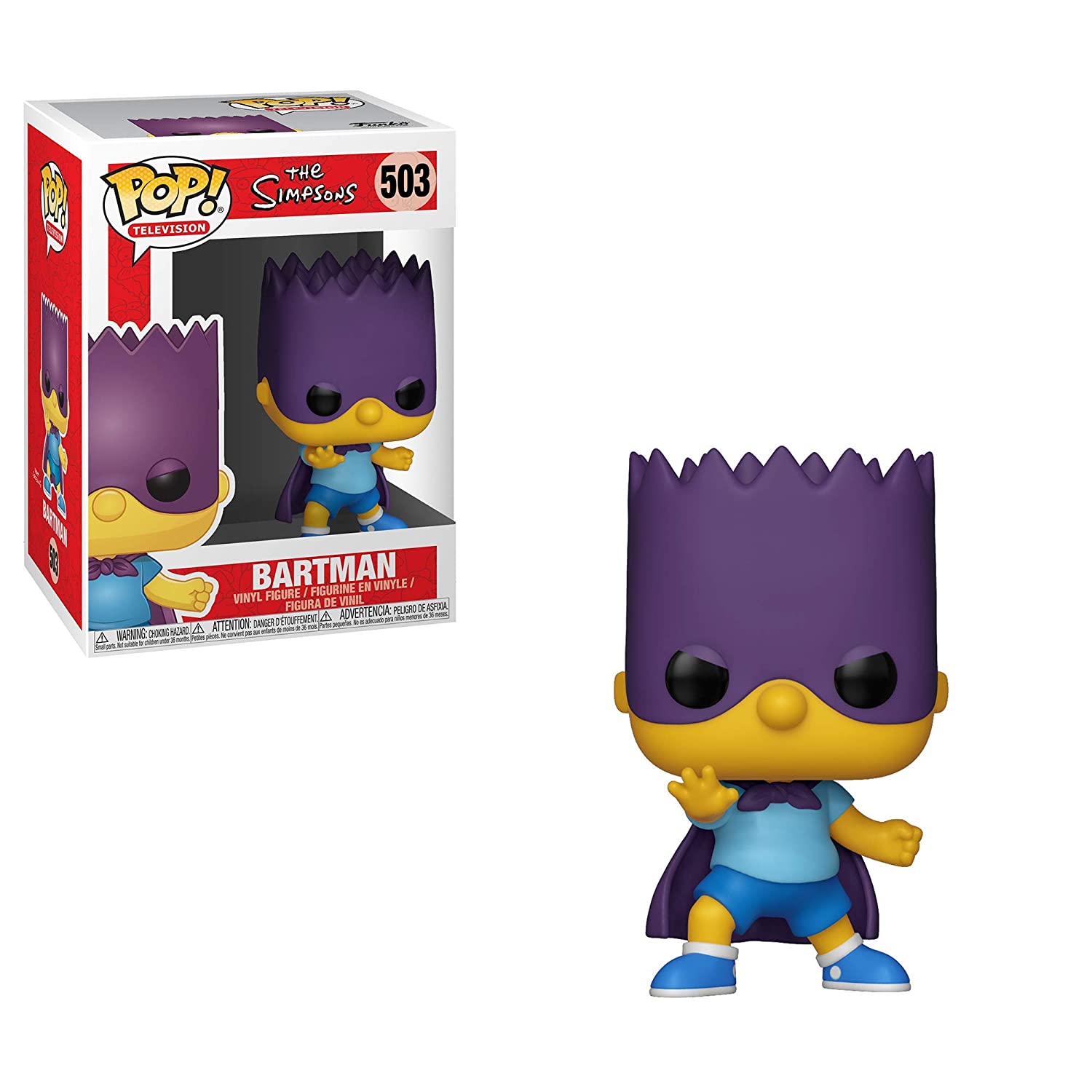 Funko Pop Animation Simpsons - Bart - Bartman Vinyl Figure - Fundom